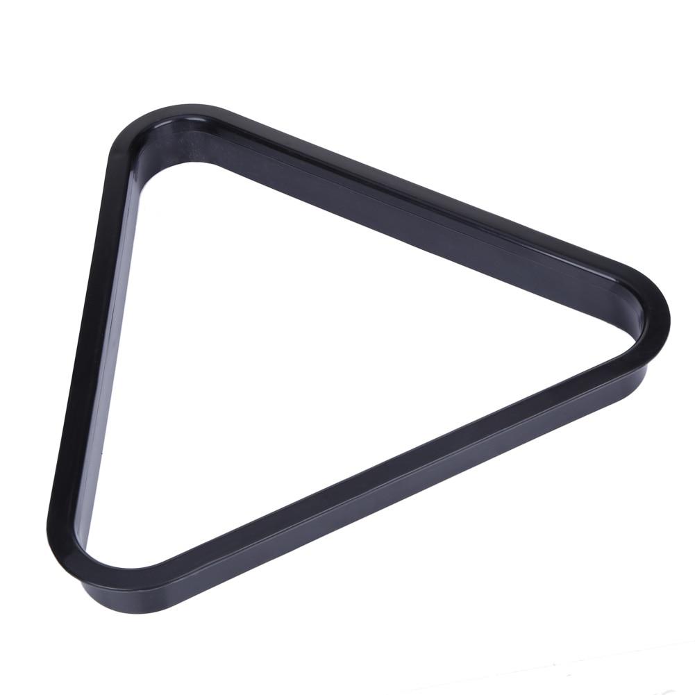 Plastic Snooker Billiard 8 Ball Pool Rack Billiard Table Rack Durable Triangle Rack Fits Standard 2 1/4" Size Balls