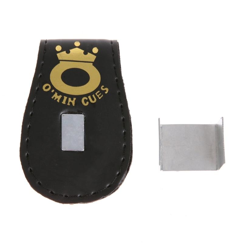 High Quality Pool Billiards Snooker Leather Belt Clip Chalk Holder Billiard Belt Clip Snooker Accessories for Holding Chalk