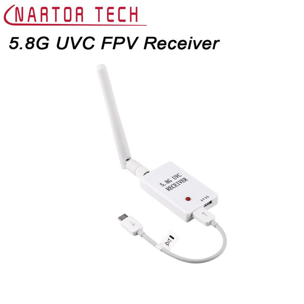 Nartor FPV Mini 5.8G 150CH Mini FPV Receiver UVC Video Downlink OTG VR Android Phone