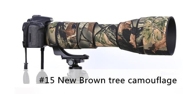 ROLANPRO Camera Lens Coat Camouflage AF-S 200-500mm f/5.6E ED VR Lens protective case guns clothing For Nikon