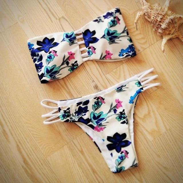 Fabulous Women Bikini Set Bandage Push Up Padded Swimwear Swimsuit Bathing Beachwear Attractive Women's Swimsuits Sexy Biquini