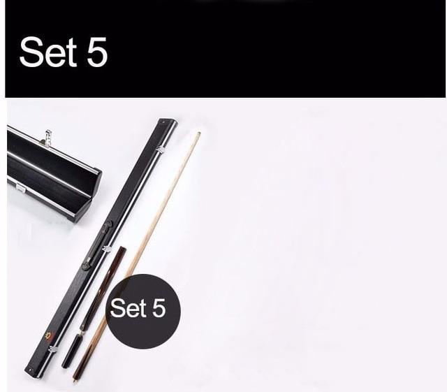 2017 New O'Min 3/4 Snooker Cues 9.5mm/10mm/11.5mm Tips 3 4 Snooker Cues Case Set China
