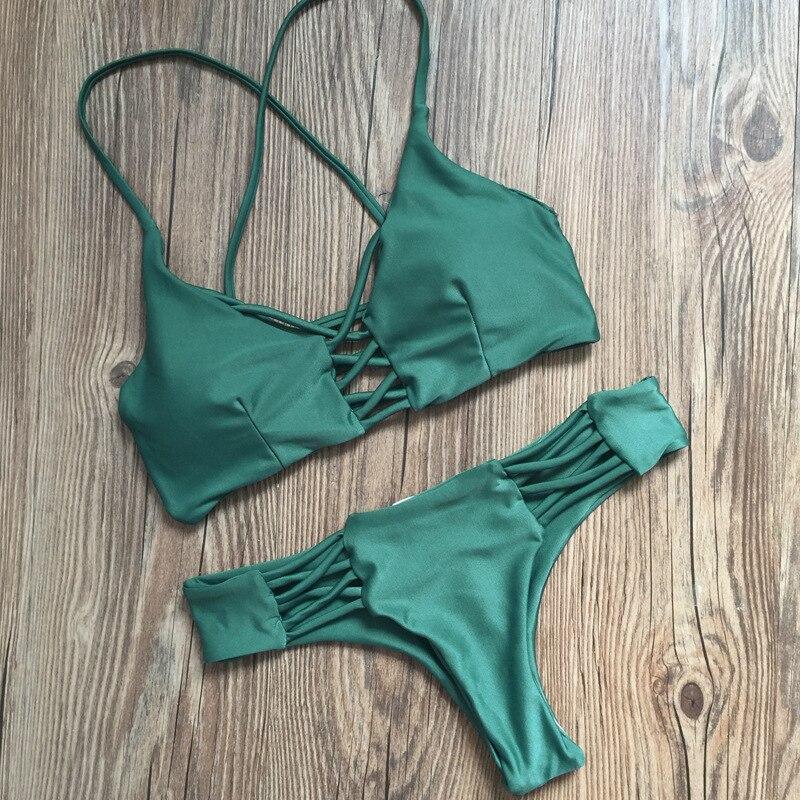 Swimsuit Woman Swim Bikini Set Swimming Suit Bandeau Tankini Top Swimwear Removable Straps Padded Beach Bathing Suit Royal Blue
