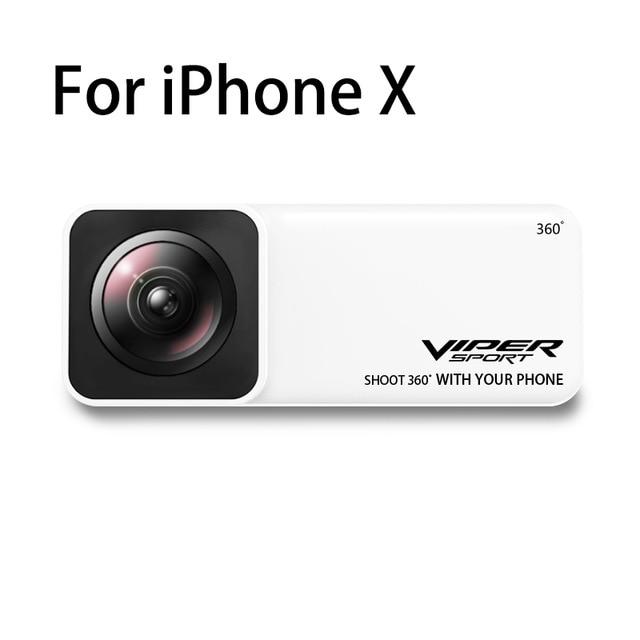 Viper Panoramic Lens 360 Degrees Capturing Camera AR VR Wide Angle Fisheye Lens Panoclip for iPhone 7 / 8