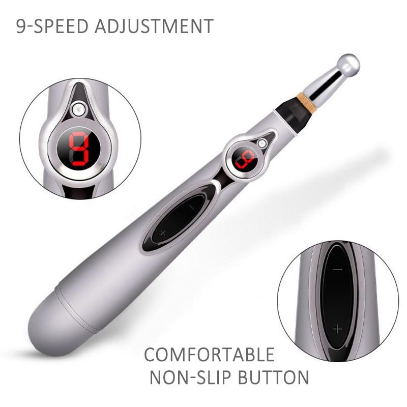 Newly 2018 Electronic Accupuncture Pen Massage Relief Pain Tools Health Therapy Instrument Heal Energy Dropshipping