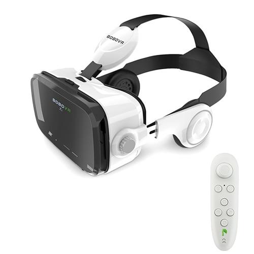 Original BOBOVR Z4 Leather 3D Cardboard Helmet Virtual Reality VR Glasses Headset Stereo Box BOBO VR for Android Smartphone 4-6'