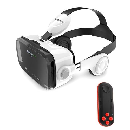 Original BOBOVR Z4 Leather 3D Cardboard Helmet Virtual Reality VR Glasses Headset Stereo Box BOBO VR for Android Smartphone 4-6'