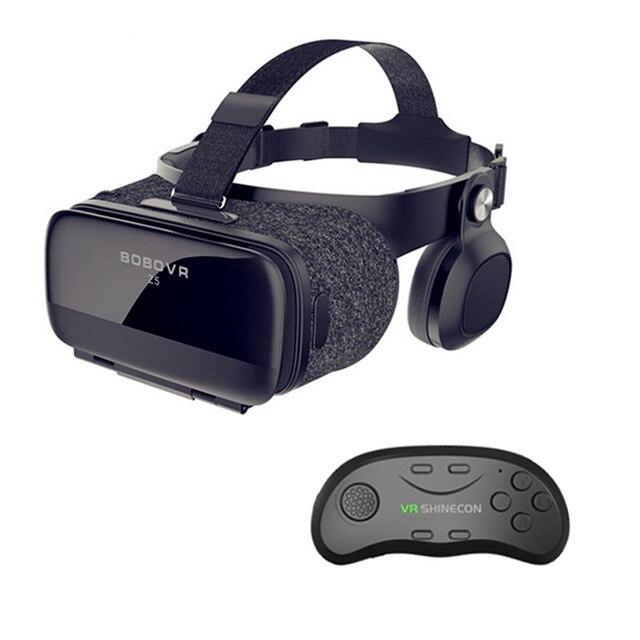 NEW Global Version BOBOVR Z5 Virtual Reality Headset VR Box 3D glasses Cardboard for Daydream smartphones Full package  GamePad