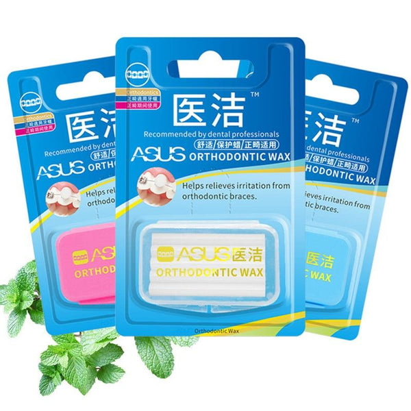 New Dental Orthodontics Braces Gum Protection Wax 3 Flavor Choice Teeth Whitening Dental Oral care Wax perfect smile veneers