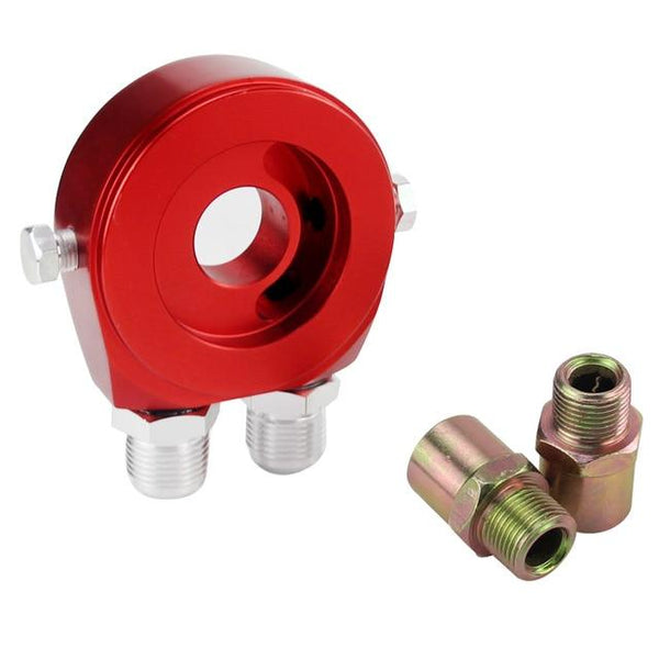 VR RACING - Universal Aluminum Sandwich Oil Adapter Filter Cooler Plate Kit AN10 VR6721
