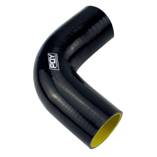 VR RACING - 2.0" 51mm 90 Degree Elbow Silicone Hose Pipe Turbo Intake BLACK BLUE vr-SH9020-QY