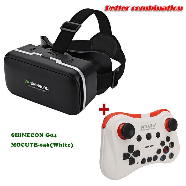 VR SHINECON G04 Virtual Reality Headset 3D VR Glasses for 4.7-6.0 inches Android iOS Smart Phones