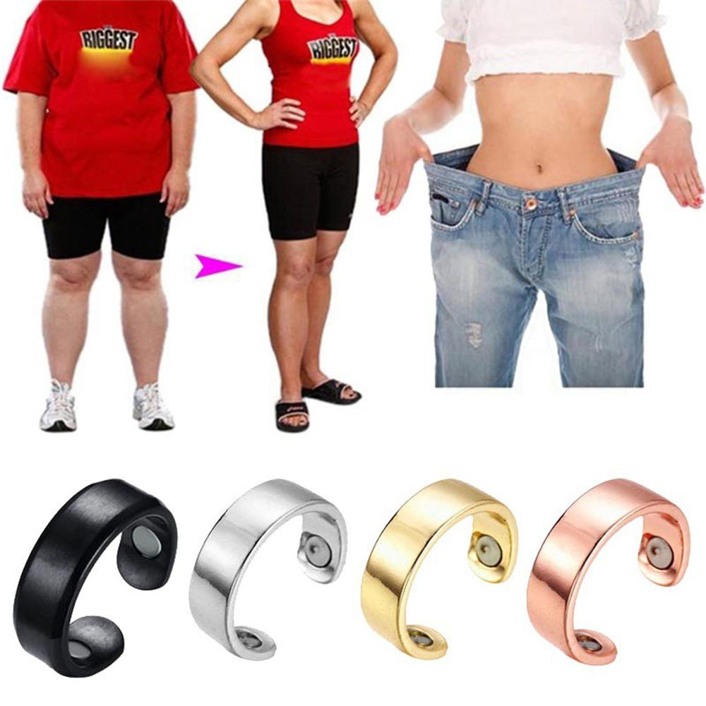 Fashion Micro Magnetic Anti-Snoring Weight Loss Ring Fat-Burning Slimming Fitness Therapy Healthcare Ring Slimming Product