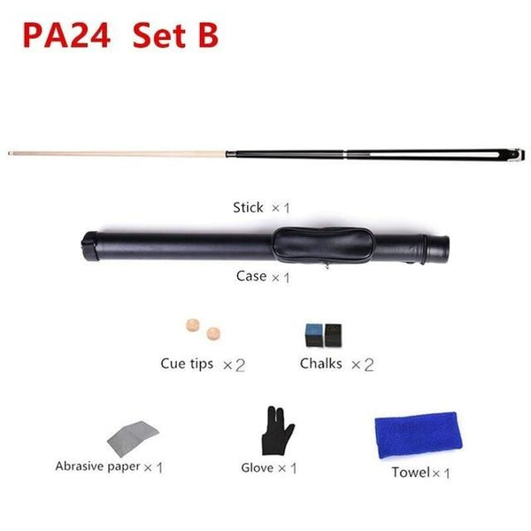 10/11.5/12.75mm 58 Inch Billiards Snooker Maple Pool Cue Stick With Cue Tip For Nine-ball Ball Come With Extension