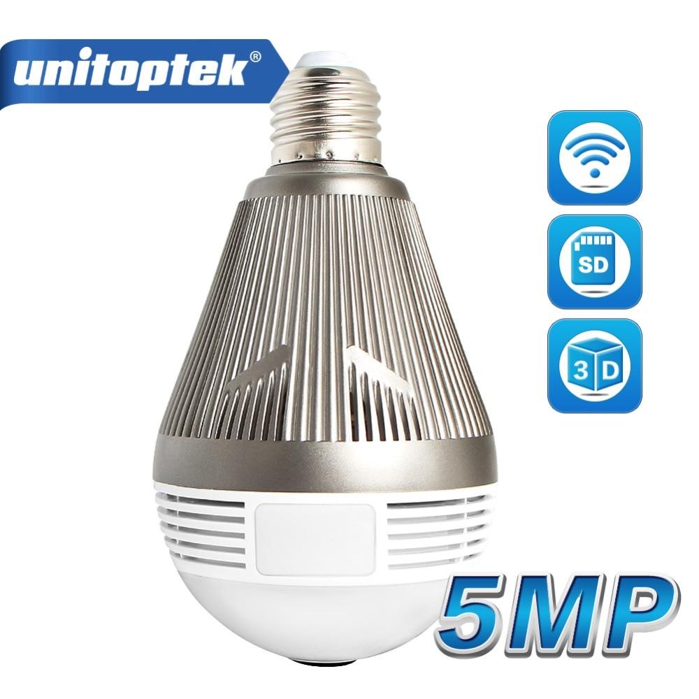 960P 1080P 3MP 5MP Bulb Light Wireless IP Camera Wi-Fi FishEye 360 Degrees CCTV 3D VR Camera 1.3MP Home Security WiFi Camera