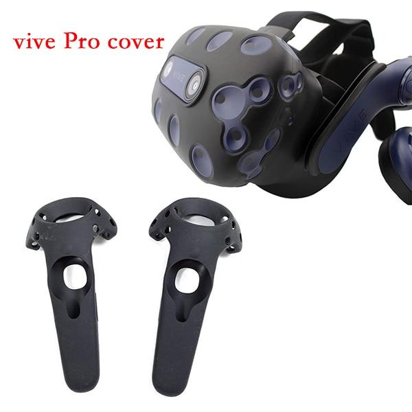 For HTC VIVE PRO VR Virtual Reality Headset Silicone Rubber VR Glasses Helmet Controller Handle Case Shell Silicone Case Cover