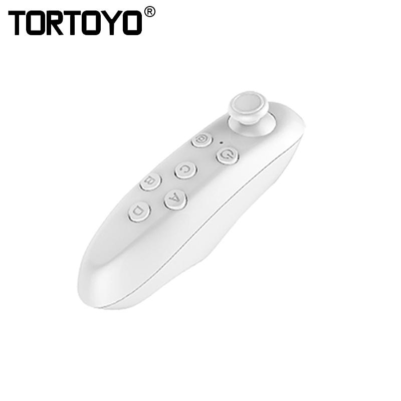 TORTOYO Multifunctional Bluetooth Wireless VR Glasses Remote Controller Bluetooth Gamepad Game Handle Joystick for Android IOS
