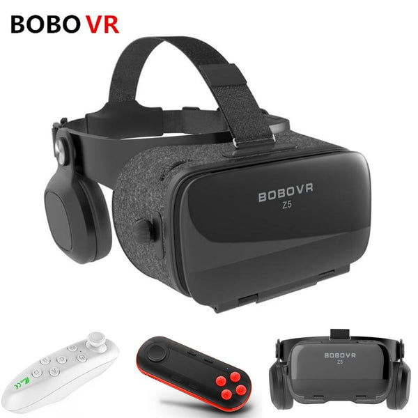 BOBOVR Z5 3D Cardboard Helmet 120 FOV Virtual Reality Vr Box Glasses Android Cardboard Stereo Headset Box for 4.7-6.2' Phone