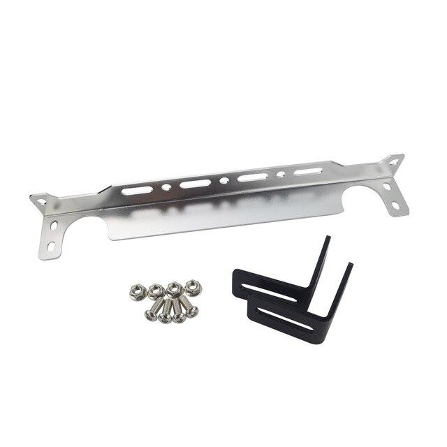 VR - New British type Universal Engine Oil Cooler Mounting Bracket Kit 2mm Thickness Aluminum VR-OCB01