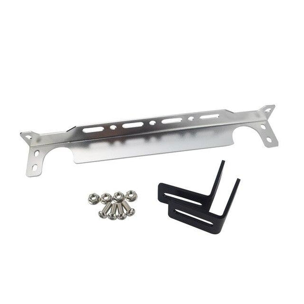 VR - New British type Universal Engine Oil Cooler Mounting Bracket Kit 2mm Thickness Aluminum VR-OCB01