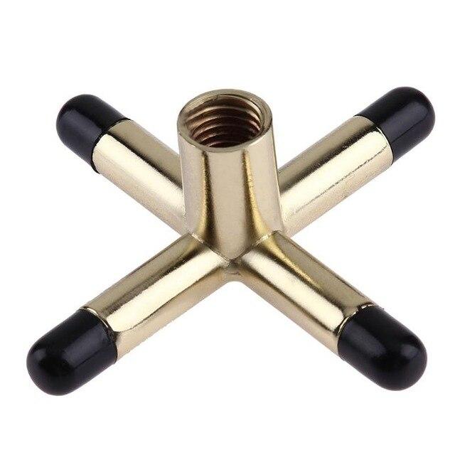 Metal Anti-slip Snooker Billiards Cue Rack Bridge Head Billiards Cross Rod Holder Pool Stikc Frame Accessory L/H Antlers Durable