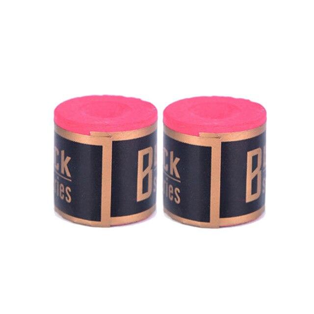 2pcs Billiard Chalks Pool Cue Stick Snooker Cylindrical Non-toxic No-slip Accessories ALS88