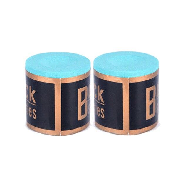 2pcs Billiard Chalks Pool Cue Stick Snooker Cylindrical Non-toxic No-slip Accessories ALS88