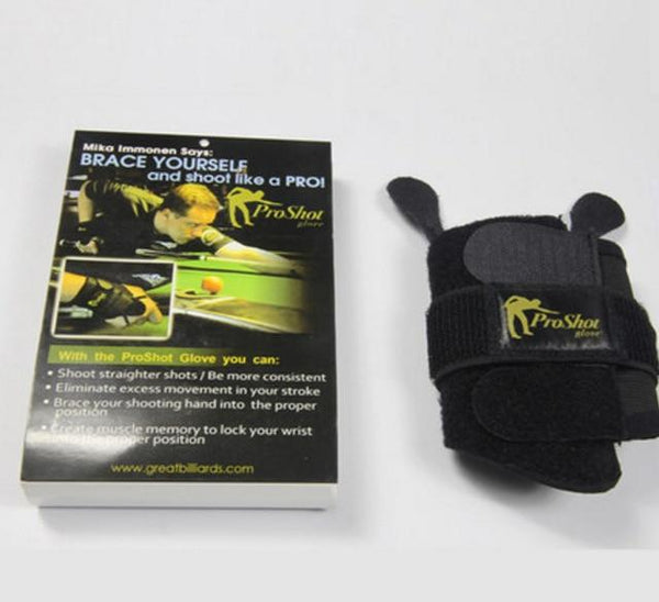2018 Proshot Billiard Players Training Gloves Professional Wrist Guard Gloves for Pool Billiard Accessories Snooker Use to Train