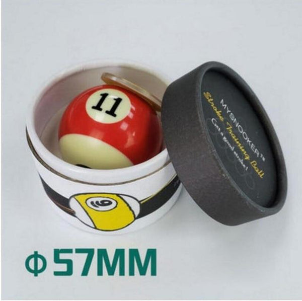 Pool Game Billiard Practice Ball Snooker Training Ball Black Eight-Bar Practice Trainer Billiard Gift Portable Creative Gifts