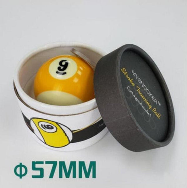 Pool Game Billiard Practice Ball Snooker Training Ball Black Eight-Bar Practice Trainer Billiard Gift Portable Creative Gifts