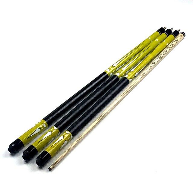 High quality SC007 Snooker ball arm cues 9.5mm leather wrap rubber wood Pool cues in 1/2 split Joint Billiards accessories