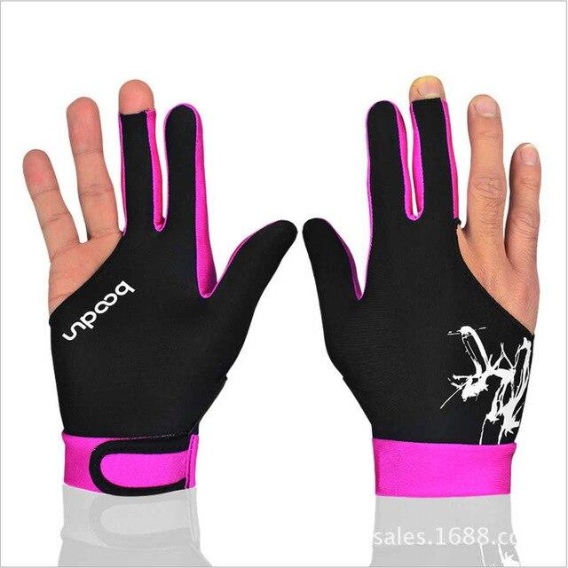 Boodun 1 Piece 3 Fingers Billiard Right Hand Gloves biljart handschoenen Lycra anti skid Glove Snooker instruments accessories