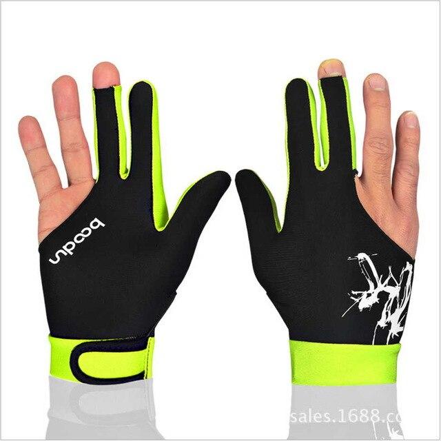 Boodun 1 Piece 3 Fingers Billiard Right Hand Gloves biljart handschoenen Lycra anti skid Glove Snooker instruments accessories