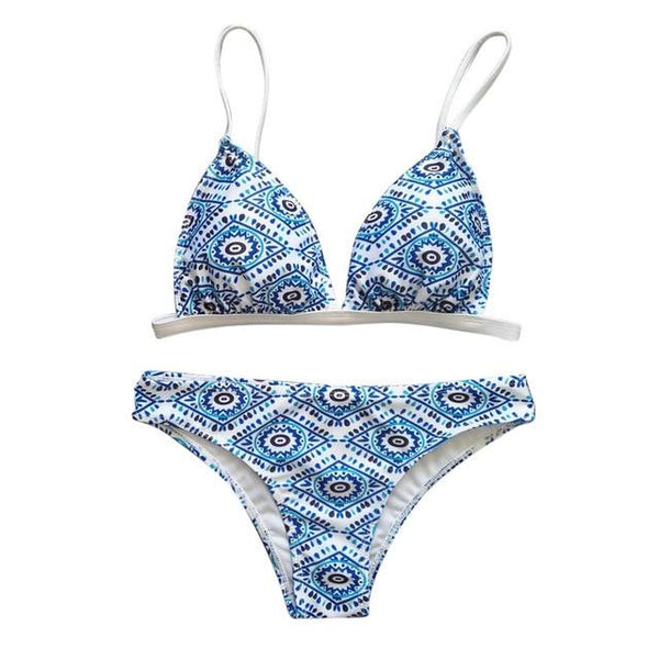 Hirigin Women Swimwear Bikini 2019 New Floral Push Up Padded Swim Suit Bikini Beach Bathing Suit Women Swimsuit Biquini Monocini