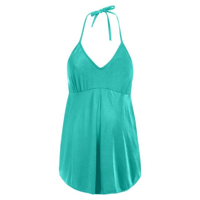 Maternity Tankini Women Maternity Solid Color Tube Top print Bikini Swimwear  Bathing Suit biquinis feminino 2019