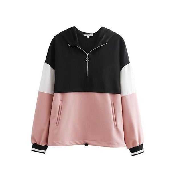 2019 Tracksuit Women Two Piece Set Outfits for Women Slim Color Stitching Jacket Casual Jacket and Jogging Casual Pants Suit
