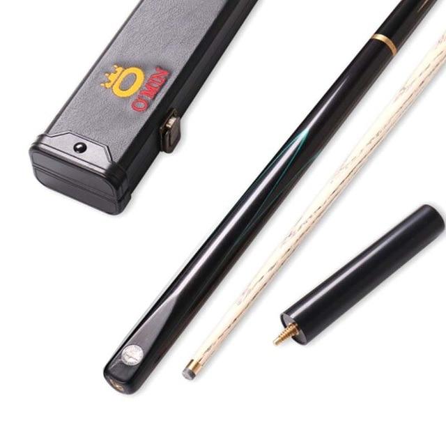 WOLFIGHTER O'Min Handmade Snooker Billiards with Snooker Cue 3/4 Case 9.8-10mm Tips Tacos De Snooker China