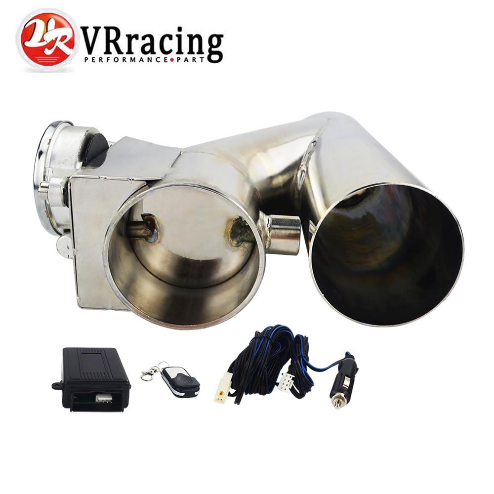 VR RACING - Universal Stainless Steel  2.5" / 3" Dump Valve Electric Exhaust Cutout Cut Out with Wireless Remote VR-CT93