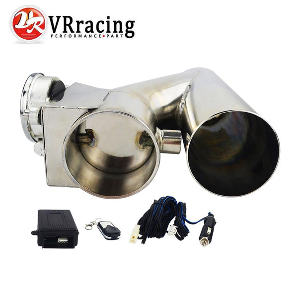 VR RACING - Universal Stainless Steel  2.5" / 3" Dump Valve Electric Exhaust Cutout Cut Out with Wireless Remote VR-CT93