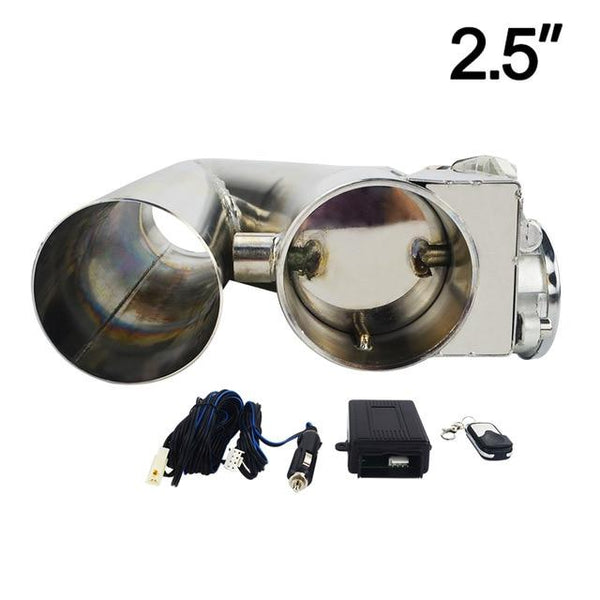 VR RACING - Universal Stainless Steel  2.5" / 3" Dump Valve Electric Exhaust Cutout Cut Out with Wireless Remote VR-CT93