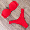 RXRXCOCO Sexy Push Up Bikini Women Swimsuit 2019 Bandeau Beach Wear Brazilian Bikini Set Swimwear Bathing Suit Swimming Suits
