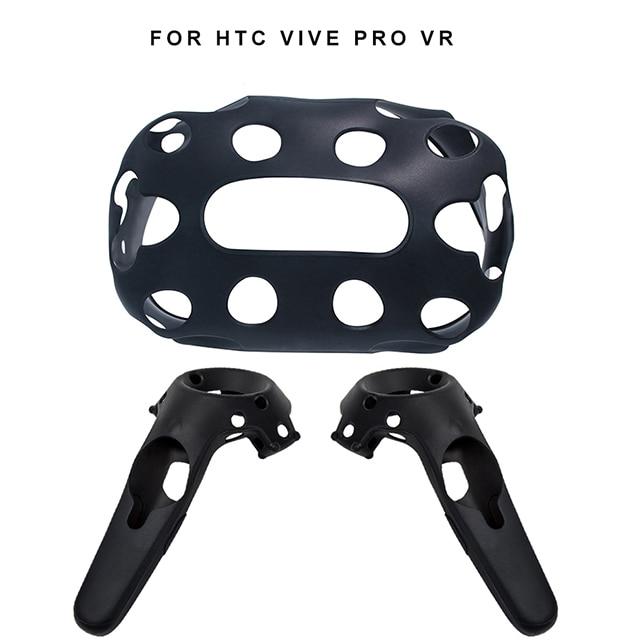 For HTC VIVE PRO VR Silicone Case Virtual Reality Headset Helmet Controller Handle Case Cover Shell for htc Vive Pro VR Glasses