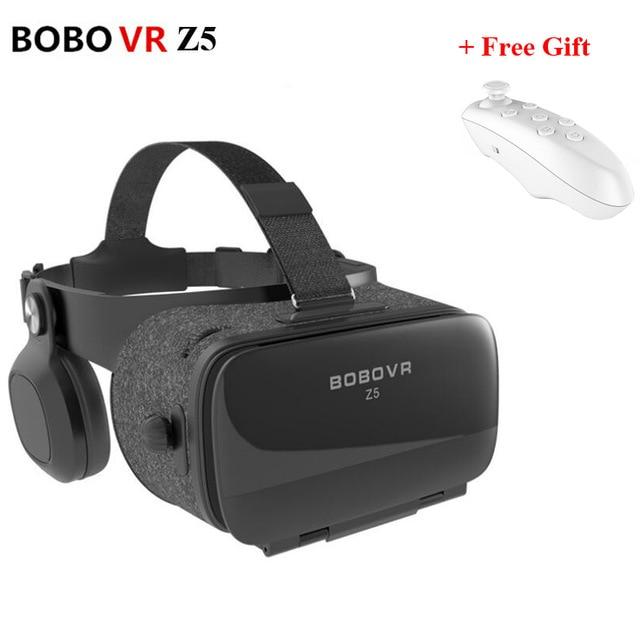 BOBOVR Z5 3D Cardboard Helmet 120 FOV Virtual Reality Vr Box Glasses Android Cardboard Stereo Headset Box for 4.7-6.2' Phone