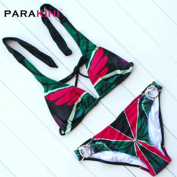 PARAKINI Sexy Bikini 2019 Diamond Swimwear Women Crystal Bathing Suit Brazilian Rhinestone Swimming Suit Two Piece Beach Wear