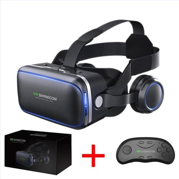 Shinecon 6.1 VR Virtual Reality  3D Glasses Google Cardboard VR Headset Box Goggles Headset Helmet for Smart Phone