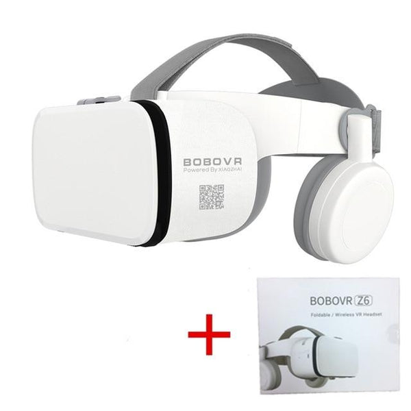 2019 Newest Bobo vr Z6 VR glasses Wireless Bluetooth Earphone VR goggles Android IOS Remote Reality VR 3D cardboard Glasses
