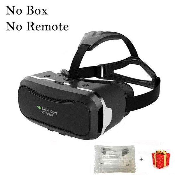 VR Shinecon 2.0 2 II VR Casque Headset Video 3 D 3D Virtual Reality Glasses Goggles For iPhone Android Smartphone Helmet Smart