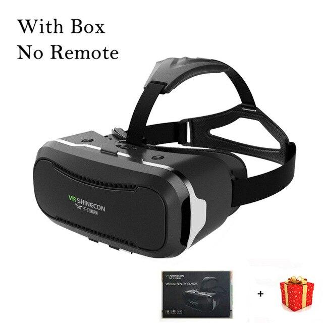 VR Shinecon 2.0 2 II VR Casque Headset Video 3 D 3D Virtual Reality Glasses Goggles For iPhone Android Smartphone Helmet Smart
