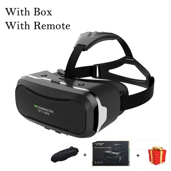 VR Shinecon 2.0 2 II VR Casque Headset Video 3 D 3D Virtual Reality Glasses Goggles For iPhone Android Smartphone Helmet Smart