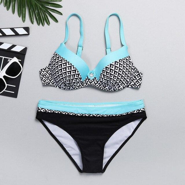Push Up Bikini Set S-XXL Swimming Suit Women Swim Wear Bathing Suit Women Swimwear For Women Bather Sexy Swimming Suit Plavky #N